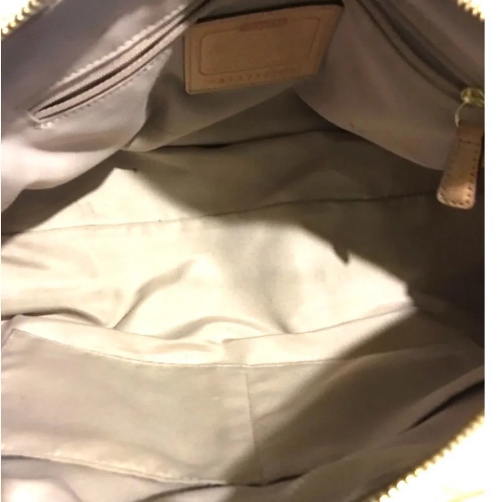 Coach CC signature print canvas  satchel handbag